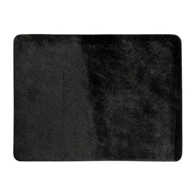 Door Mat Blank - Kartenspielmatten, magische Kartenmatte, Flanell-Poker-Pad, schwarze Spielmatte,