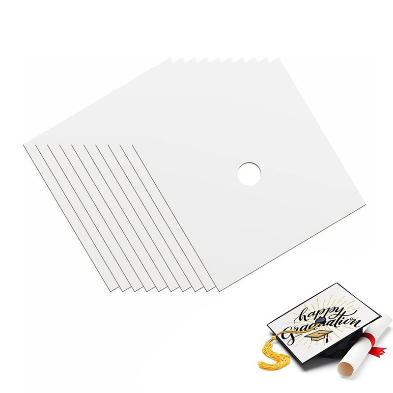 Hat Sublimation Blank - ABJT-Sublimationsrohlinge für Abschlusskappen, Wärmeübertragungsplatte, MDF-Klebeplatten für