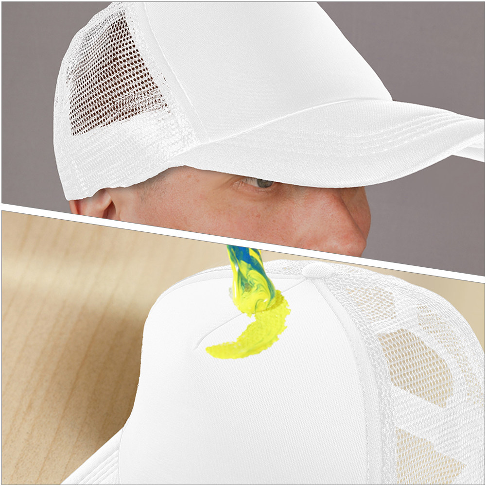 Hat Sublimation Blank - 5 Stück Leere Mesh-Baseballkappen, DIY Bedruckbare