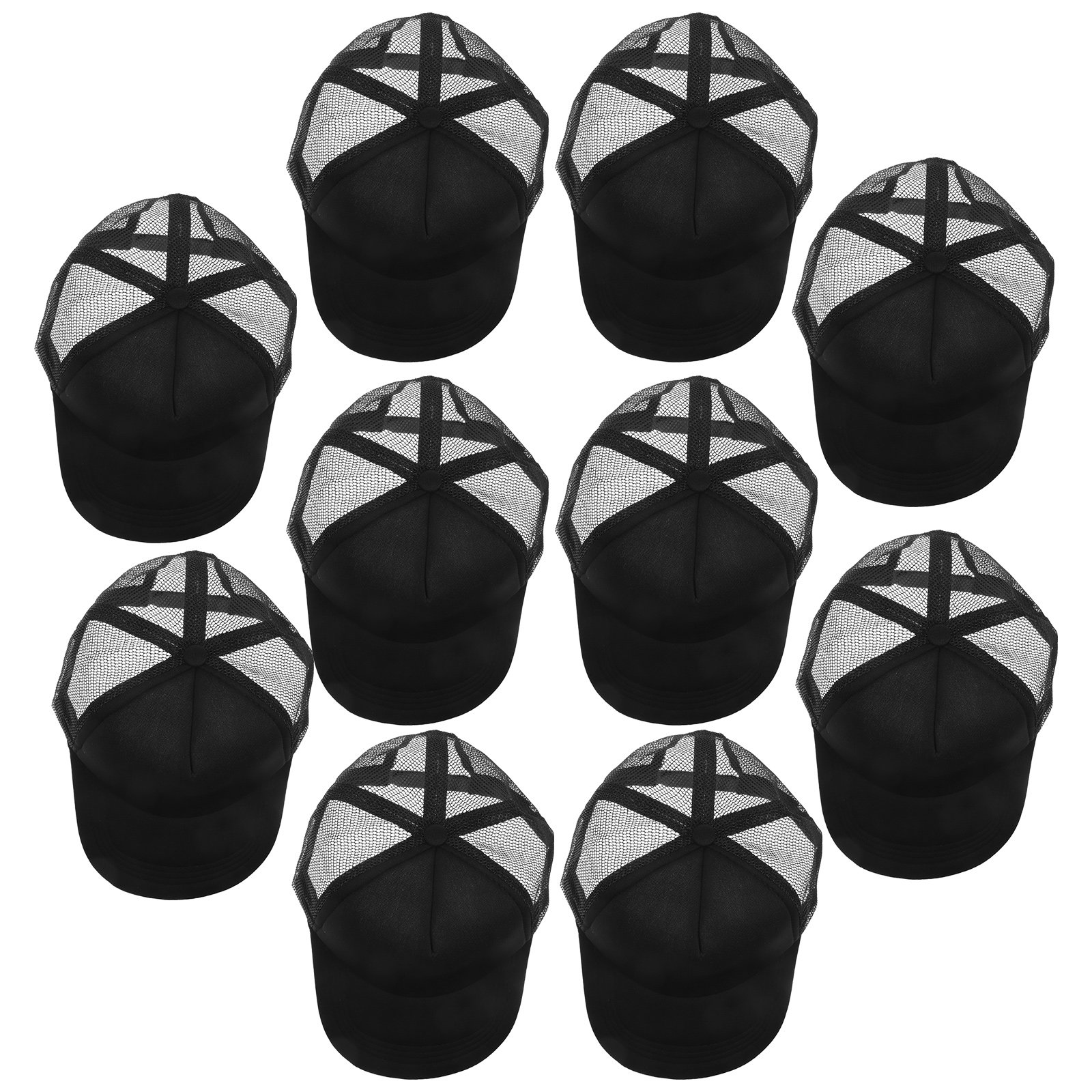 Hat Sublimation Blank - 10 Stück Atmungsaktive Mesh-Sublimations-Baseballkappen, Leere DIY-Wärmeübertragungskappen,