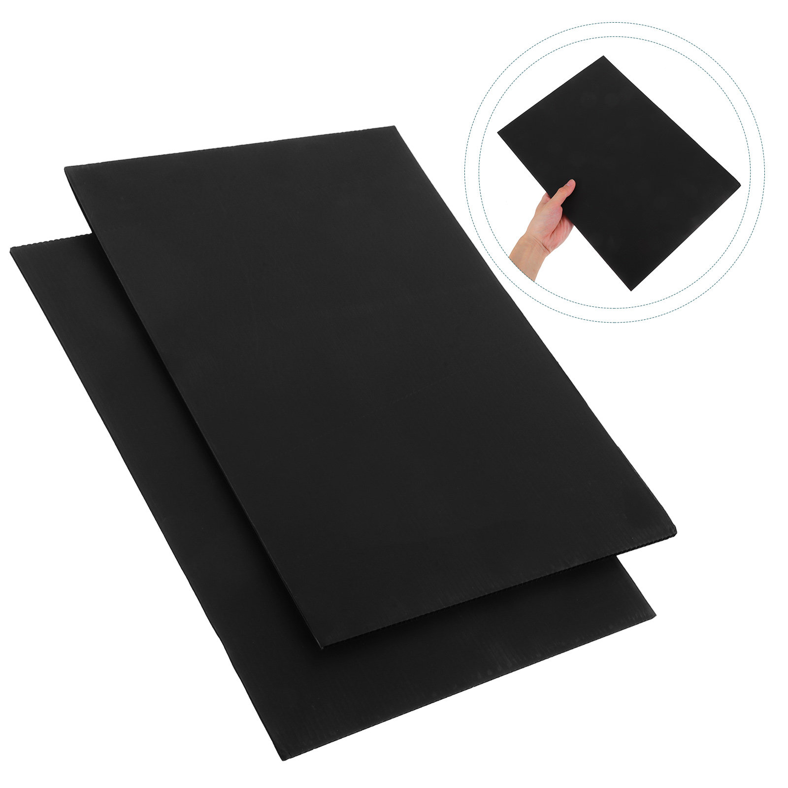 Yard Sign Blank - 2 Stück Leere Schilder für Außenbereich,