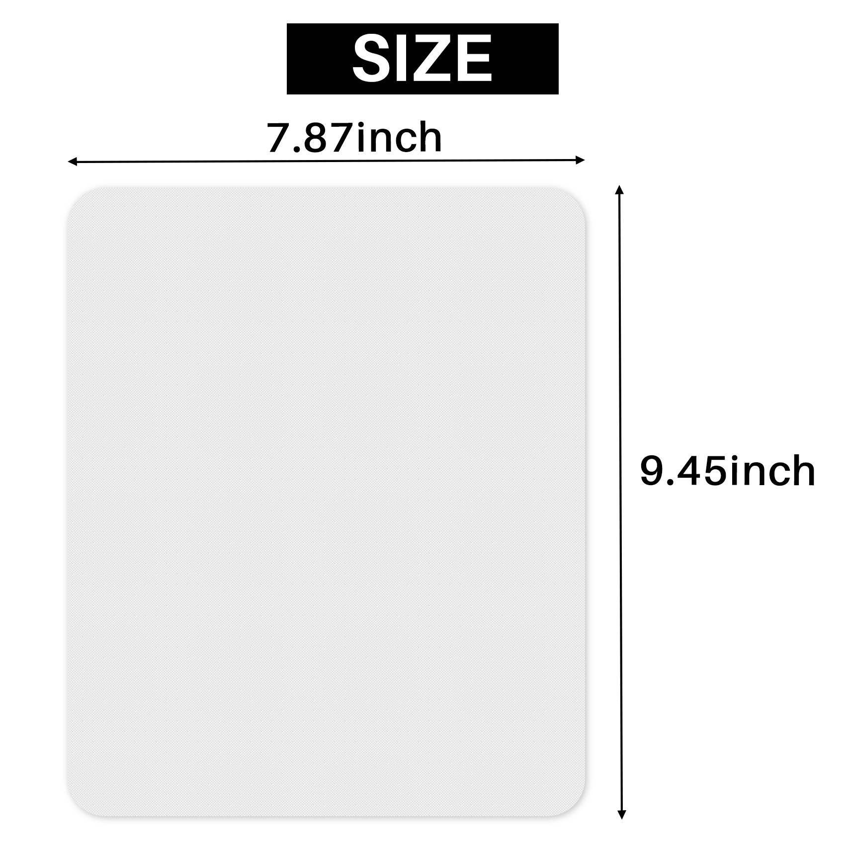 Mouse Pad Blank Sublimation - Leading-10 Stück leere Mauspads für Sublimationstransfer,