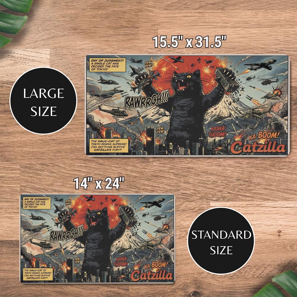 Retro Comic Schwarze Katze Sam – Door Mat Blank Bewertung und Preis