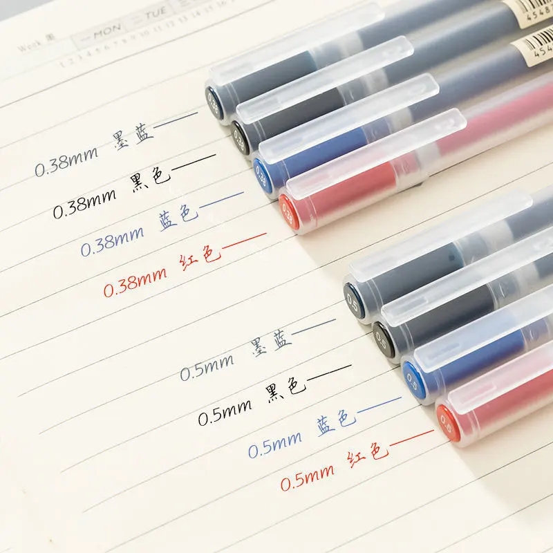 3-6 Teile/satz 0,38mm Kawaii M – Muji Stationery Gel Pen Bewertung und Preis