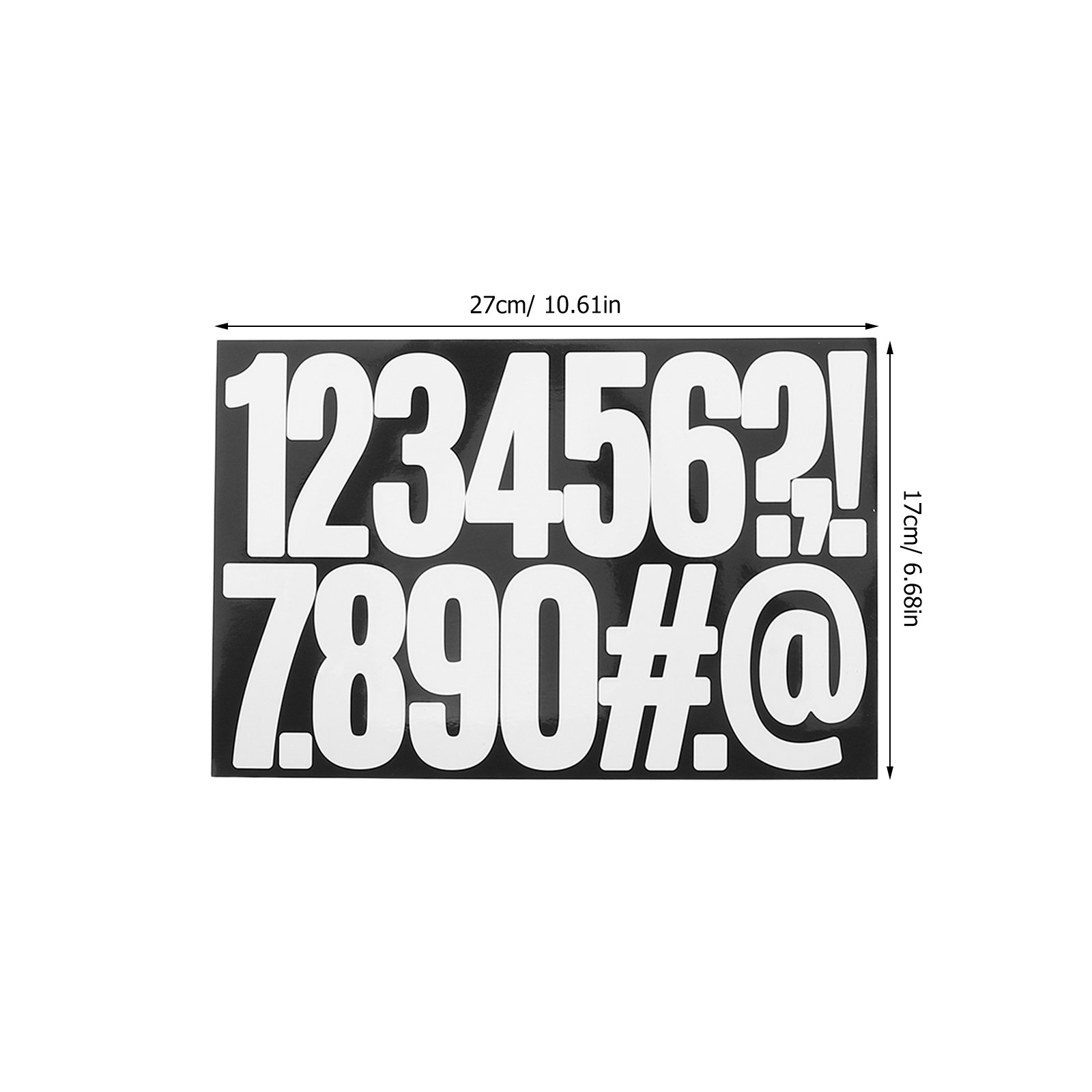15 Blatt Große Weiße Selbstkle – Yard Sign Blank Bewertung und Preis