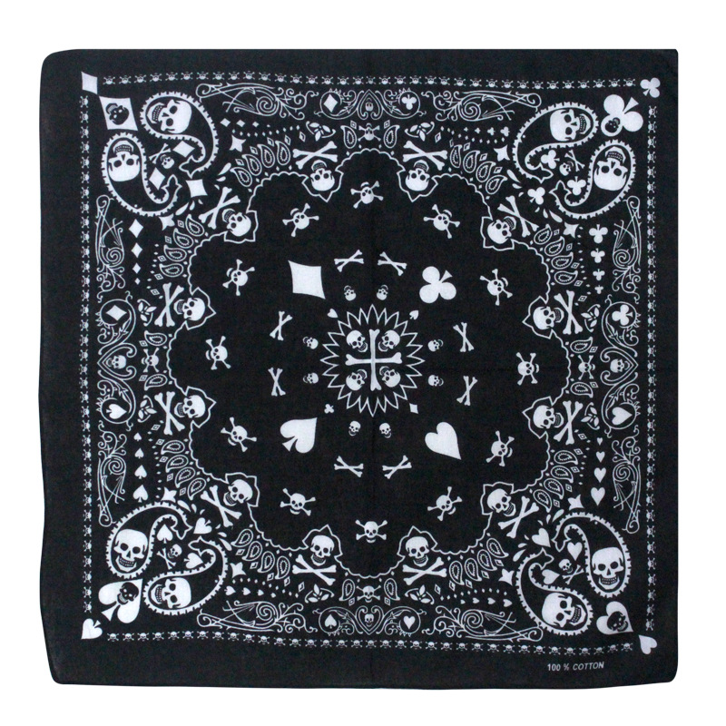 55 cm Weiß Schwarz Rot Schädel – Bandana Blank White Bewertung und Preis